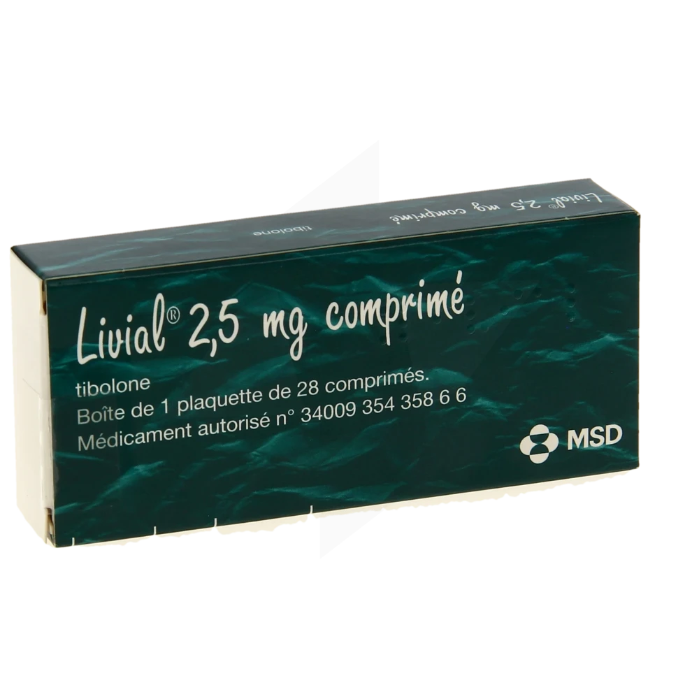 Livial 2,5 Mg, Comprimé