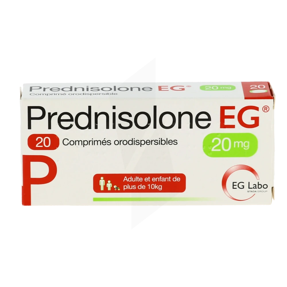 Pharmacie de Noroy - Médicament Prednisolone Eg 20 Mg, Comprimé ...