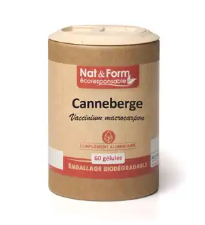 Nat&form Eco Responsable Canneberge Gélules B/60 à Libourne