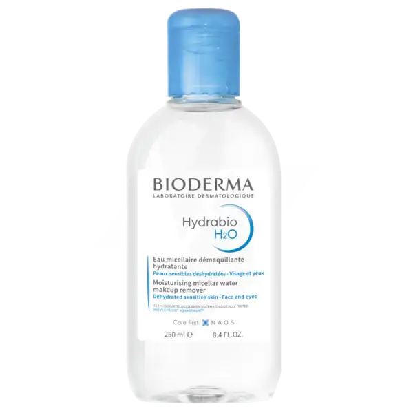 Bioderma Hydrabio H2o Eau Micellaire Nettoyante Démaquillante Hydratante 250ml