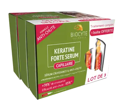 Biocyte Kératine Forte Sérum 3b/5 Ampoules/9ml à Béziers