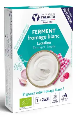 Yalacta Ferment Pour Fromage Blanc Lactaline 6sach/2g à PINS-JUSTARET