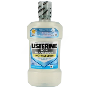 Listerine Soin Blancheur Bain De Bouche Goût Plus Léger Fl/500ml