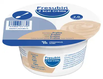 Fresubin 2kcal Creme Sans Lactose Nutriment PralinÉ 4pots/200g à LA-RIVIERE-DE-CORPS