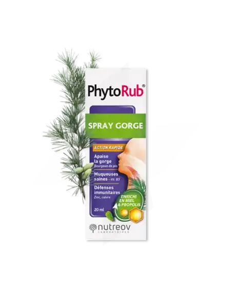 Nutreov Phyto-rub Spray Gorge Fl/20ml