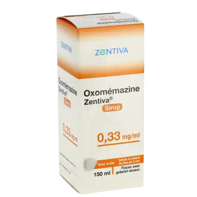 OXOMEMAZINE ZENTIVA 0,33 mg/ml, sirop