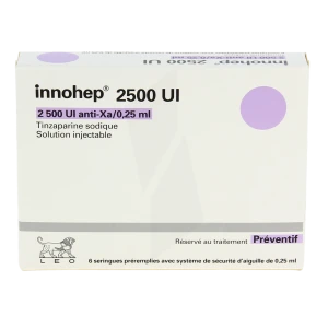 Innohep 2 500 Ui Anti-xa/0,25 Ml, Solution Injectable En Seringue Préremplie