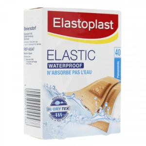 Elastoplast Elastic Pansements Waterproof B/40