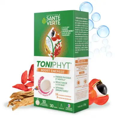 Santé Verte Toniphyt Boost Comprimés Effervescents Fruits Rouges B/30 à ABBEVILLE