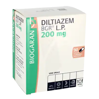 Diltiazem Bgr Lp 200 Mg, Gélule à Libération Prolongée à Lavernose-Lacasse