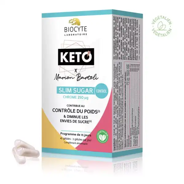 Biocyte Keto Slim Sugar Control Gélules B/45