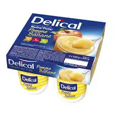 Delical Nutra'pote Dessert Aux Fruits, 200 G X 4 à RUMILLY