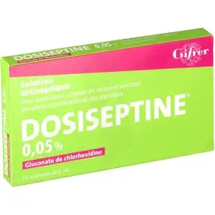 Dosiseptine 0,05 % S Appl Cut En Récipient Unidose 10unid/5ml à SAINT-MARCEL
