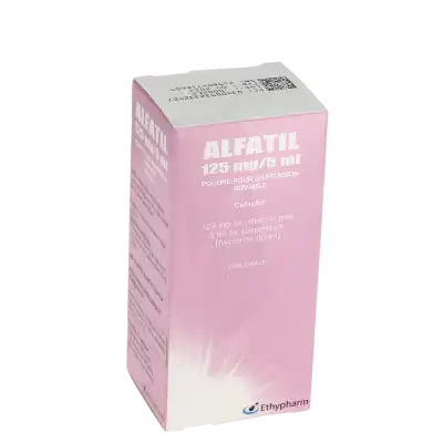 Alfatil 125 Mg/5 Ml, Poudre Pour Suspension Buvable à MONTEREAU-FAULT-YONNE
