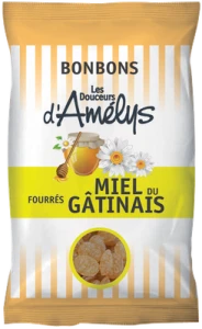 Les Douceurs D'amelys Bonbons Fourré Miel Du Gatinais Sachet/100g