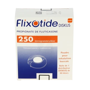 Flixotide Diskus 250 Microgrammes/dose, Poudre Pour Inhalation En Récipient Unidose