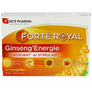 Ginseng'energie Solution Buvable 20 Ampoules/15ml