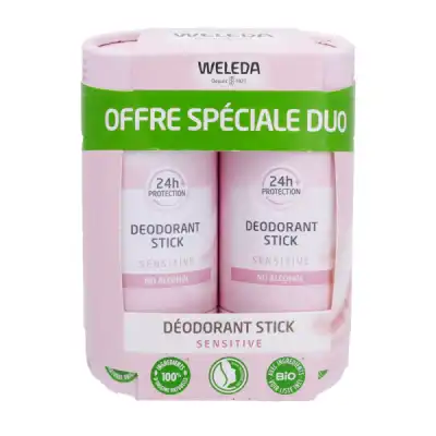 Weleda Deod Stick Sensitive 50g X2 à Créteil