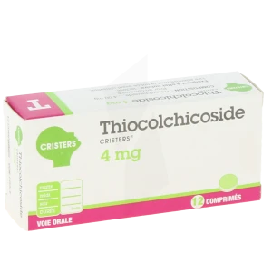 Thiocolchicoside Cristers 4 Mg, Comprimé