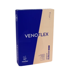 Venoflex Kokoon Absolu 2 Chaussette Mollet- Femme Beige Naturel Taille 3n