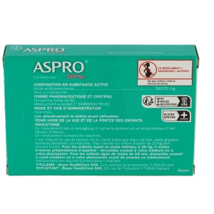 Aspro 320 Mg, Comprimé