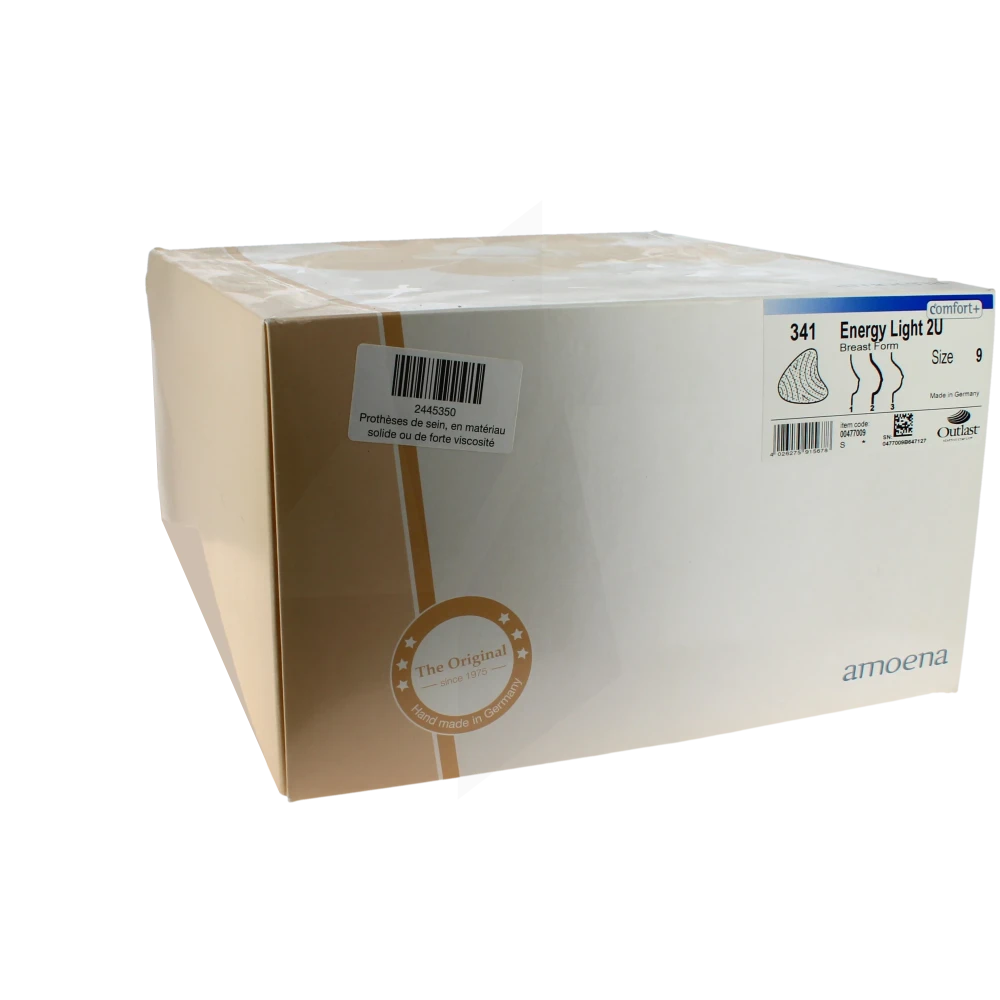 Amoena Energy Light 2u Prothèse Mam T9