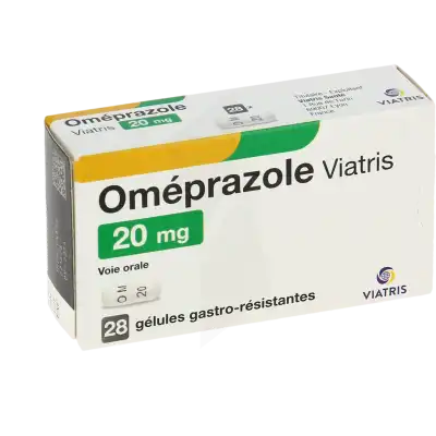Omeprazole Viatris 20 Mg, Gélule Gastro-résistante à Paris