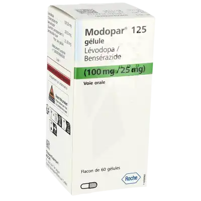 MODOPAR 125 (100 mg/25 mg), gélule