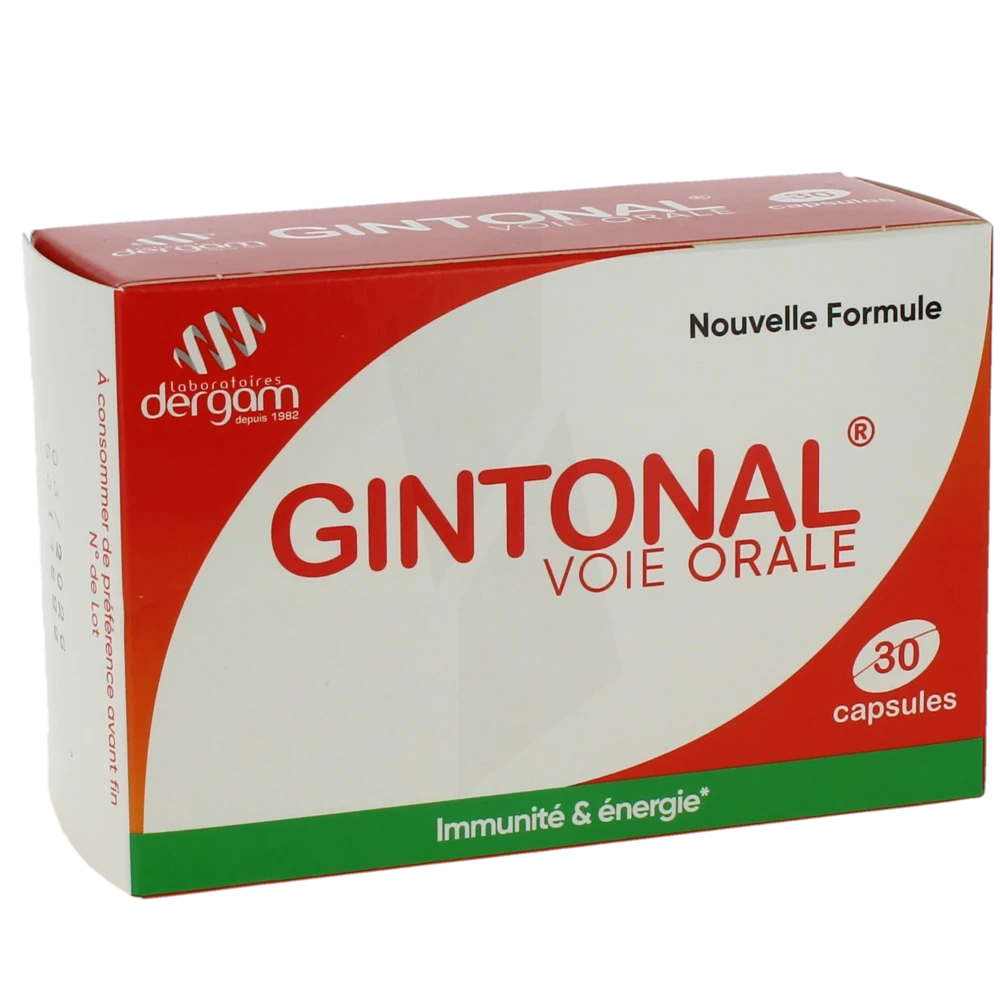 Gintonal Caps énergisant B/30