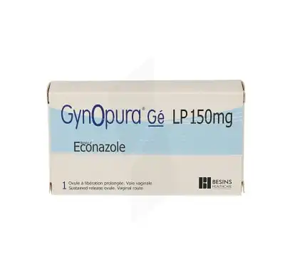 GYNOPURA L.P. 150 mg, ovule à libération prolongée Plq/1