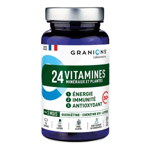 Granions 24 Vitamines Minéraux Et Plantes Comprimés B/90