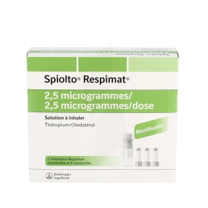 Spiolto Respimat 2,5 Microgrammes/2,5 Microgrammes/ Dose, Solution à Inhaler