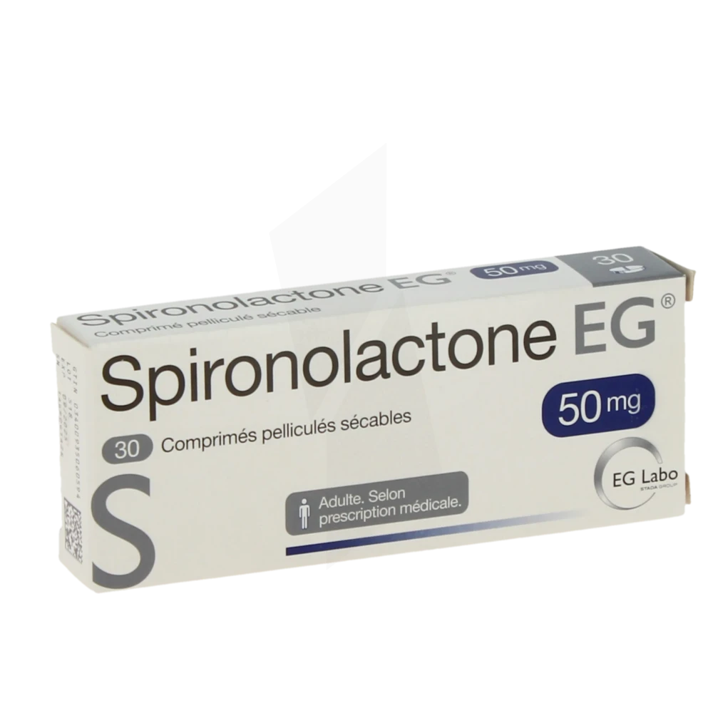 Spironolactone Eg 50 Mg, Comprimé Pelliculé Sécable