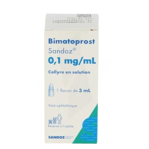 Bimatoprost Sandoz 0,1 Mg/ml, Collyre En Solution