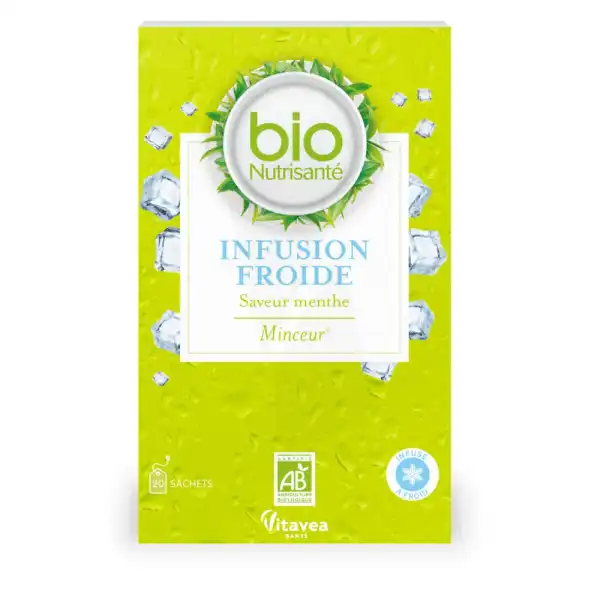 Nutrisante Infusions Bio Tisane Froide Minceur 20 Sachets