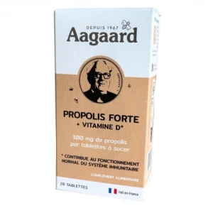 Aagaard Propolis Forte + Vitamine D Tablettes B/28