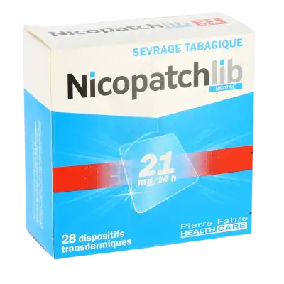 Nicopatchlib 21 Mg/24 H Dispositifs Transdermiques B/28 à MIRAMONT-DE-GUYENNE