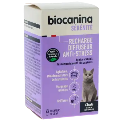 Biocanina Recharge Pour Diffuseur Anti-stress Chat 45 Ml à TOURS