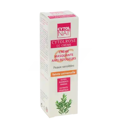 Cytolnat Cytolrose Cc Crème Anti-rougeurs Teintée 40ml à Cherbourg-en-Cotentin