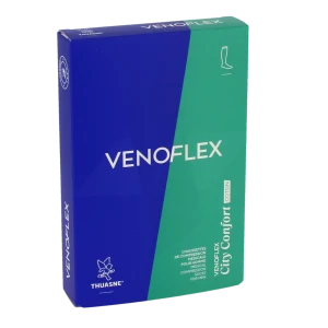 Venoflex City 3 Chaussette Pied Fermé Coton Homme Noir Taille 2n