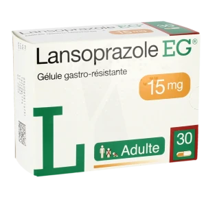 Lansoprazole Eg 15 Mg, Gélule Gastro-résistante