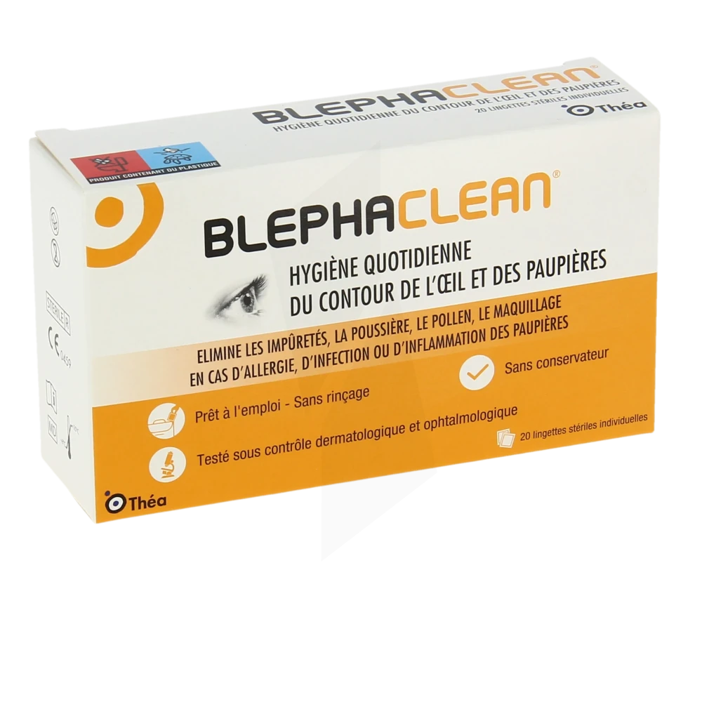 Blephaclean Compresses Stériles Nettoyantes Par 20