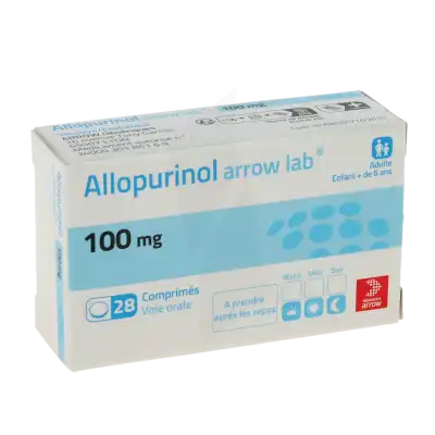 Allopurinol Arrow Lab 100 Mg, Comprimé à Casteljaloux
