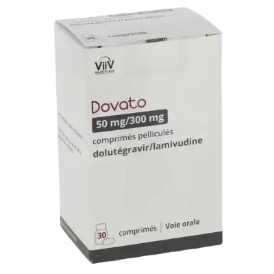 Dovato 50 Mg/300 Mg, Comprimé Pelliculé à Abbeville