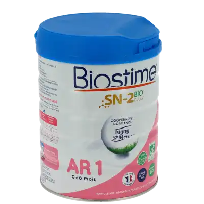 Biostime Ar 1 Lait En Poudre Bio Anti-régurgitation 0-6 Mois B/800g à Annecy