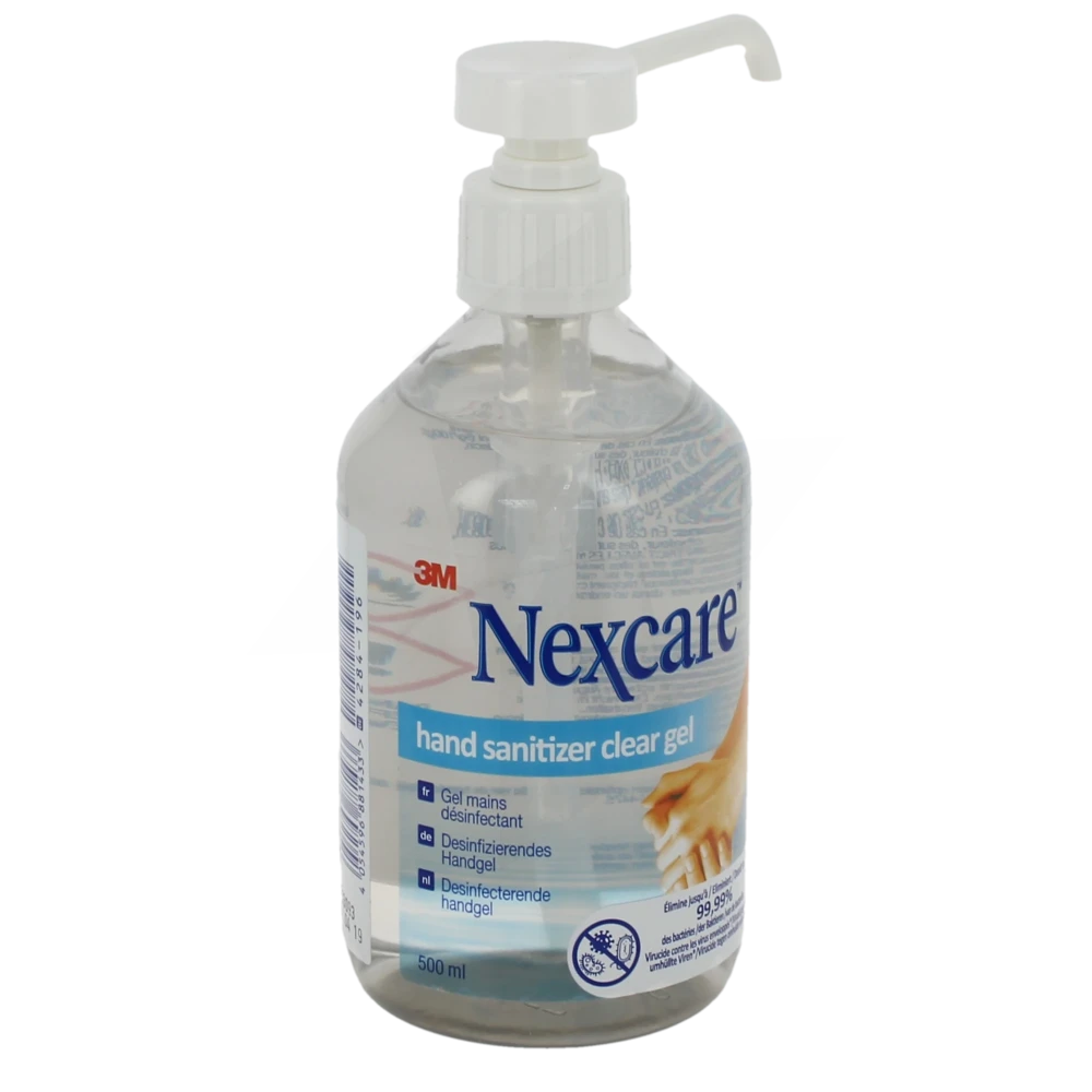 Nexcare Gel Désinfectant Mains Transparent Fl/500ml