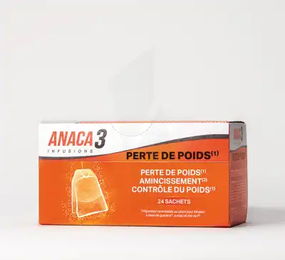 Anaca3 Infusion Perte De Poids Tisane 24 Sachets à OULLINS