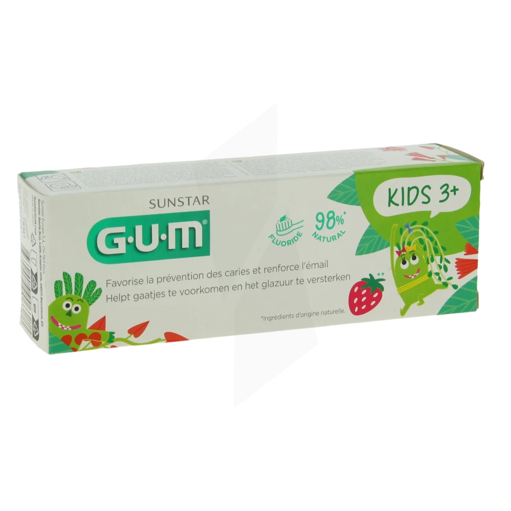 Gum Kids Gel Dentifrice 3ans+ T/50ml