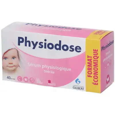 Physiodose Solution Sérum Physiologique 40 Unidoses/5ml à Poitiers