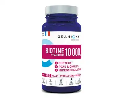 Granions Biotine 10 000µg Vitamine B8 Comprimés B/60 à PODENSAC